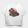 Palm Beach Jeep, Tricou Oversize Barbati (Unisex)