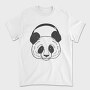 Panda Headphones, Tricou Barbati (Unisex)