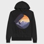 Paragliding Sunset, Hanorac Oversize Barbati (Unisex)