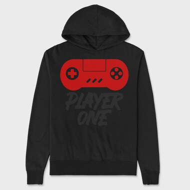 Player One Gamepad, Hanorac Oversize Barbati (Unisex)