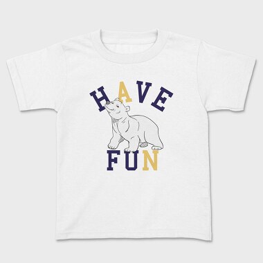 Polar Bear Have Fun, Tricou Copii