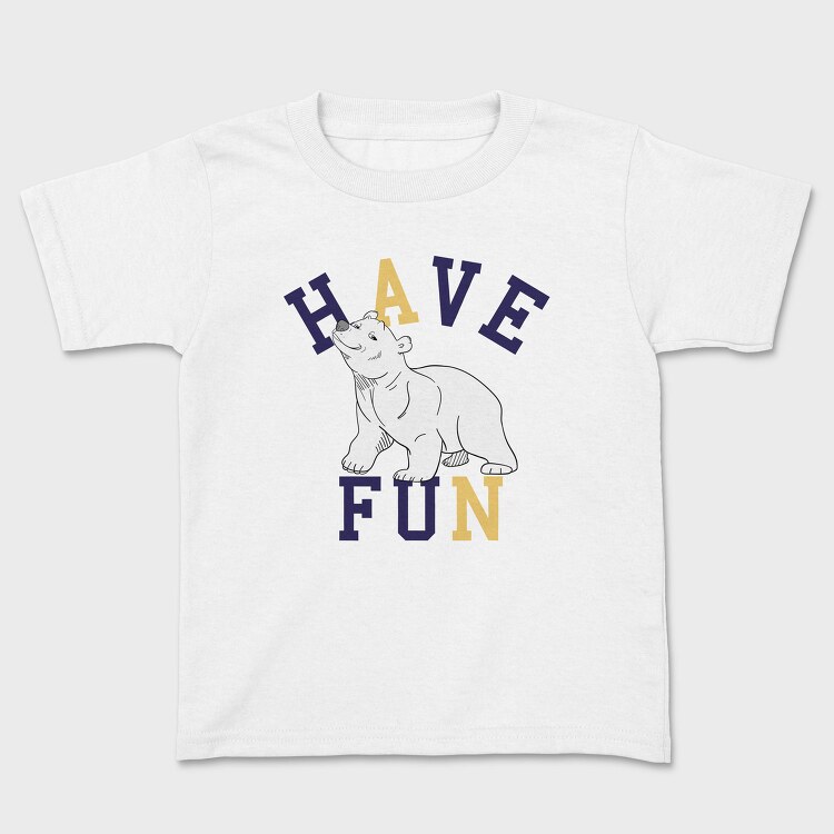 Polar Bear Have Fun, Tricou Copii