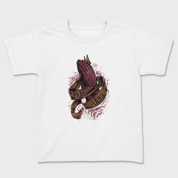 Prayer Hands Hard Pray, Tricou Copii
