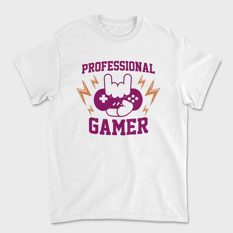 Professional Gamer Controller, Tricou Barbati (Unisex)