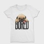 Pug Bored Tongue Out, Tricou Femei