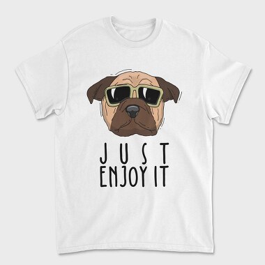Pug Cool Vibes, Tricou Barbati (Unisex)