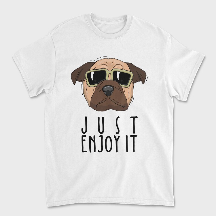 Pug Cool Vibes, Tricou Barbati (Unisex)
