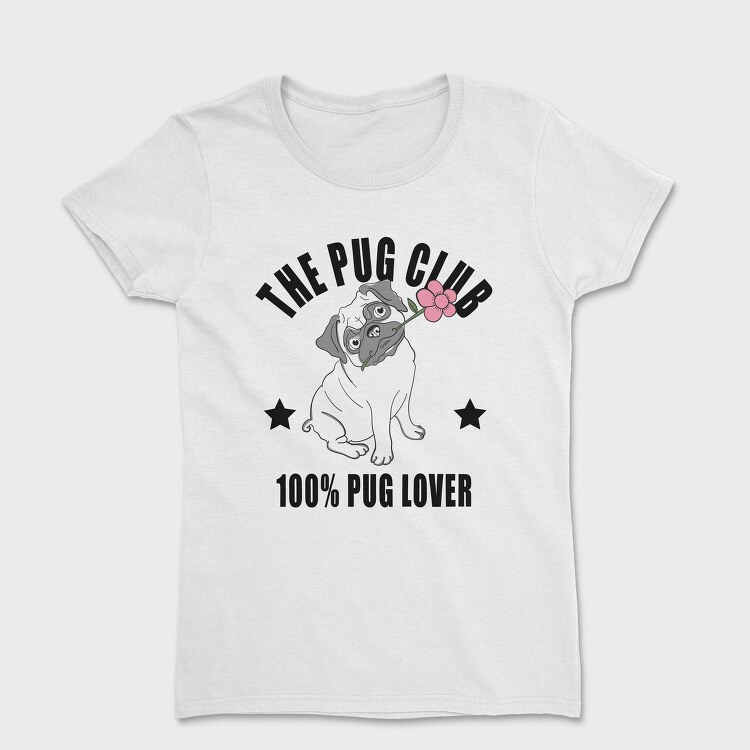 Pug Flower Club, Tricou Femei
