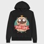 Pug Life King, Hanorac Oversize Barbati (Unisex)
