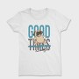 Pug Surfing Good Waves, Tricou Femei