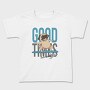 Pug Surfing Good Waves, Tricou Copii