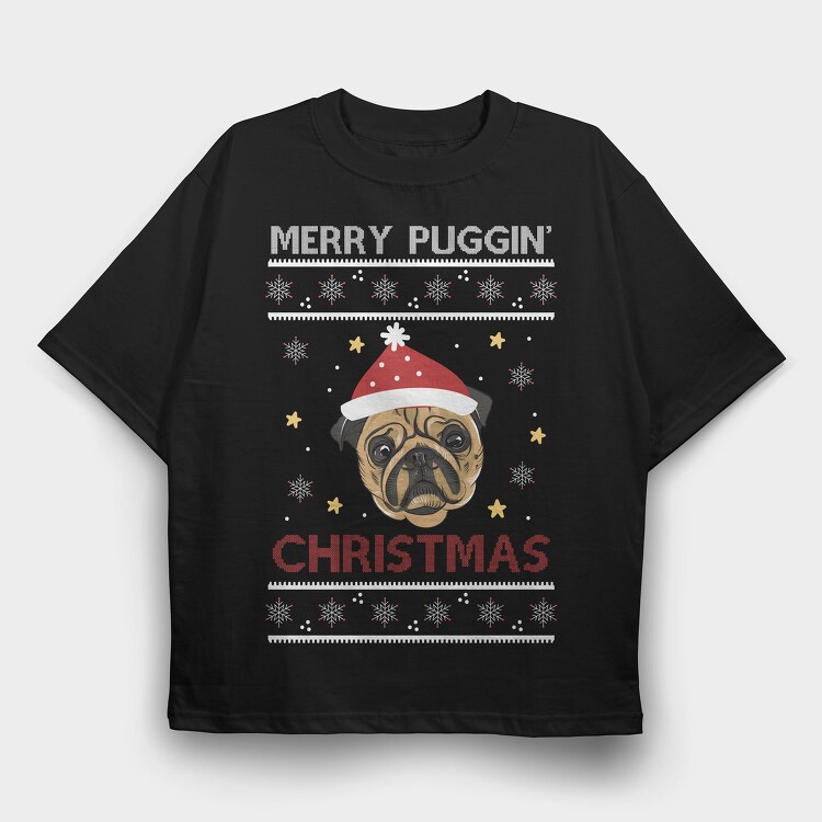 Pugmas, Tricou Oversize Barbati (Unisex)