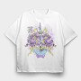 Purple Dragon Sword, Tricou Oversize Barbati (Unisex)