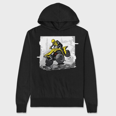 Quad Rider Adventure, Hanorac Oversize Barbati (Unisex)