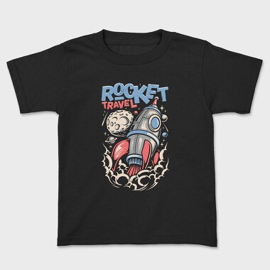 Rocket Travel Blastoff, Tricou Copii