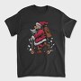Santa Scootin, Tricou Barbati (Unisex)