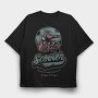 Scooter Classic Motorcycle, Tricou Oversize Barbati (Unisex)