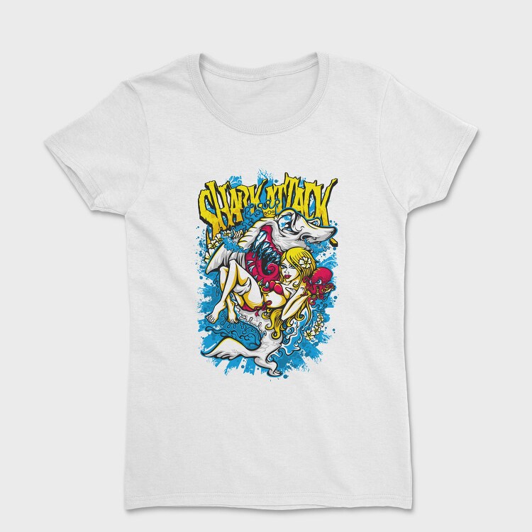 Shark Attack Queen, Tricou Femei