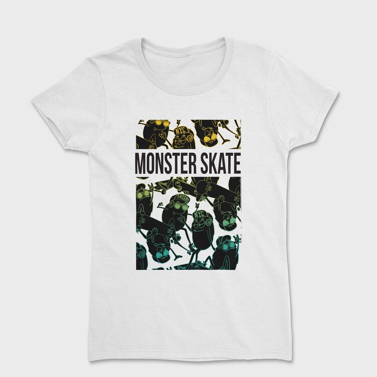Skate Monster Nyc, Tricou Femei