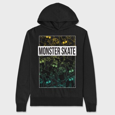 Skate Monster Nyc, Hanorac Oversize Barbati (Unisex)
