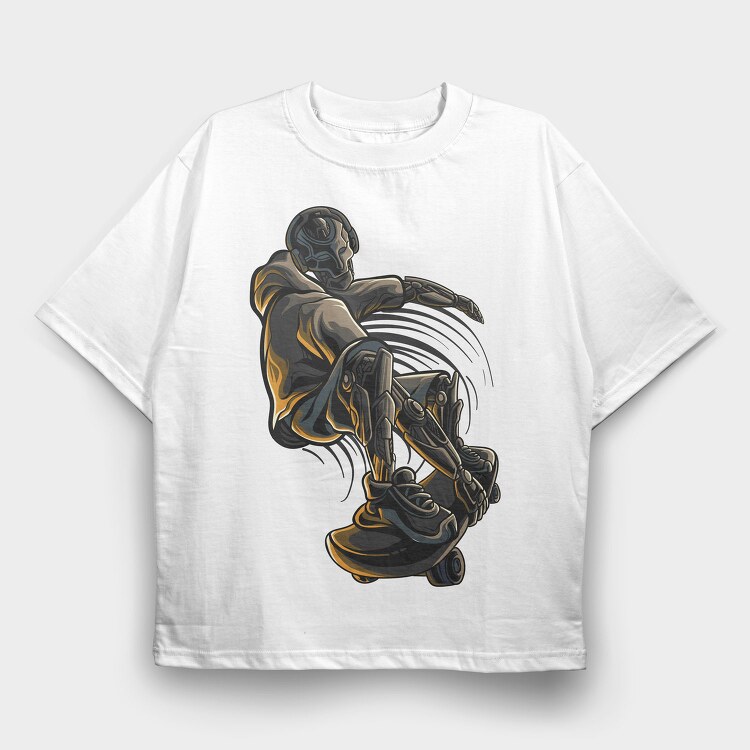 Skateboarders Edge, Tricou Oversize Barbati (Unisex)