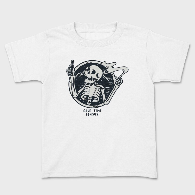 Skeleton Good Time Forever, Tricou Copii