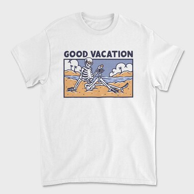 Skeleton Vacation, Tricou Barbati (Unisex)