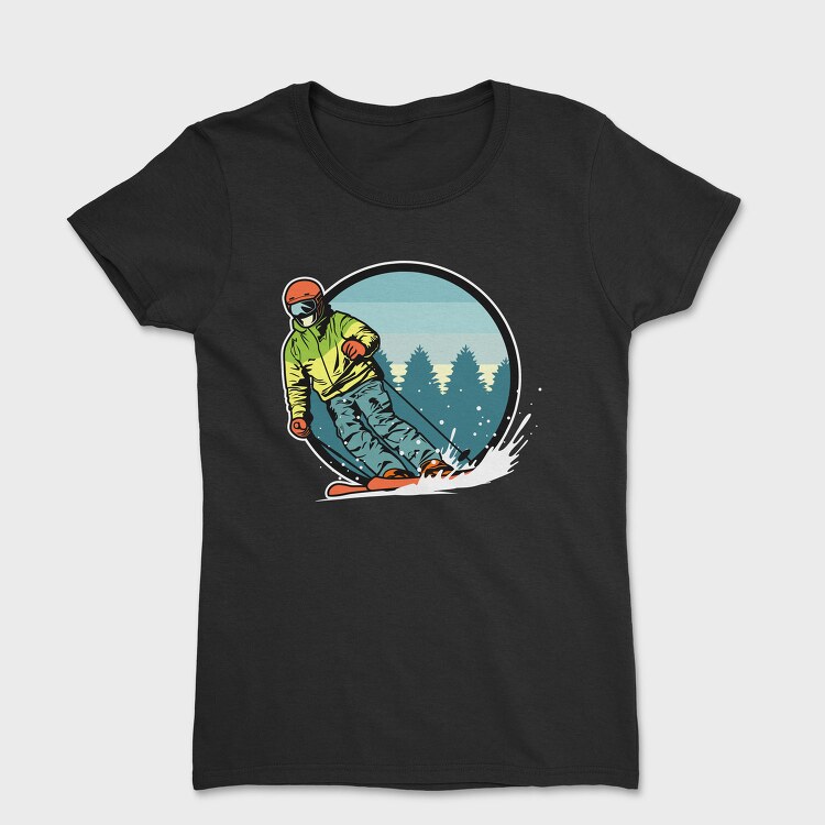 Skiing Adventure, Tricou Femei