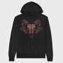 Skull Wings, Hanorac Oversize Barbati (Unisex)
