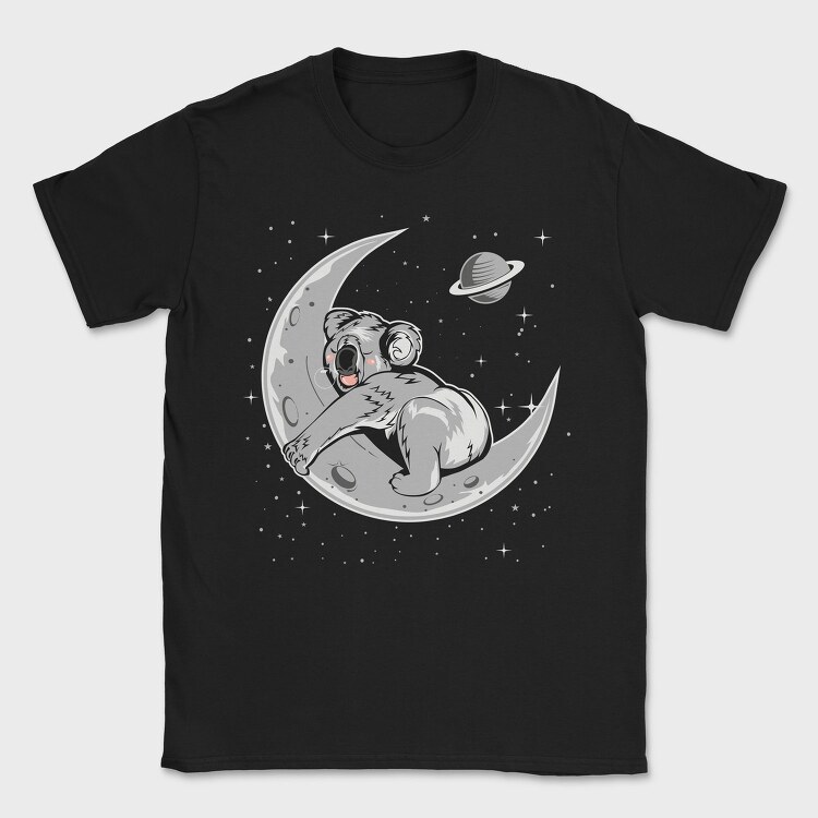 Koala Moon Night, Tricou Barbati (Unisex)