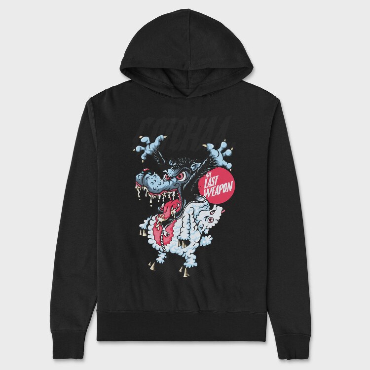 Last Weapon Howl, Hanorac Oversize Barbati (Unisex)