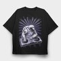 Space Dj Mix, Tricou Oversize Barbati (Unisex)