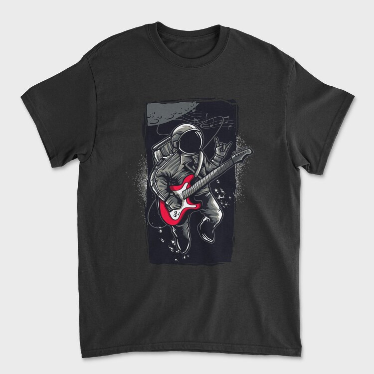 Space Rock Guitarist, Tricou Barbati (Unisex)