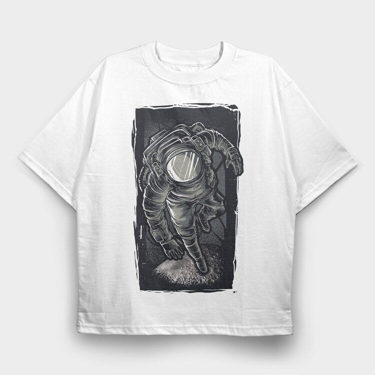 Spacewalk Solo, Tricou Oversize Barbati (Unisex)