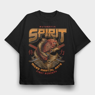 Spirit Fish Sword, Tricou Oversize Barbati (Unisex)