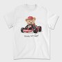 Teddy Race Car Go, Tricou Barbati (Unisex)
