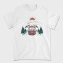 Train Mountain Sunrise, Tricou Barbati (Unisex)