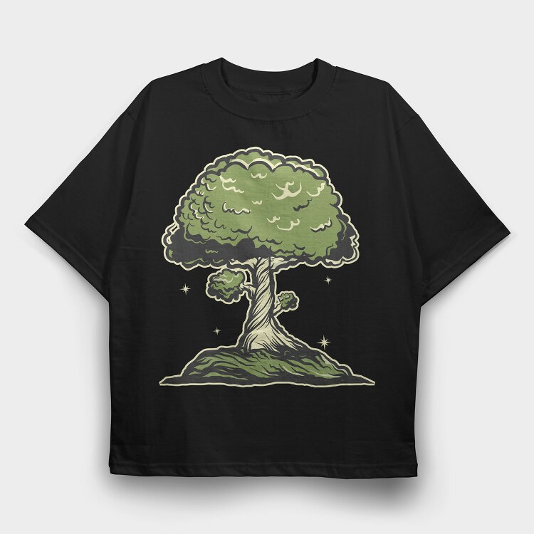 Tree Of Life, Tricou Oversize Barbati (Unisex)