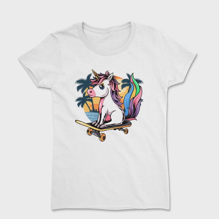 Unicorn Skate Palm, Tricou Femei