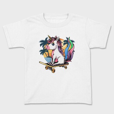 Unicorn Skate Palm, Tricou Copii