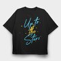 Up To The Stars, Tricou Oversize Barbati (Unisex)