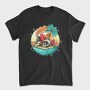 Volcano Skull Rescue, Tricou Barbati (Unisex)