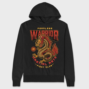 Warrior Dragon Martial Arts, Hanorac Oversize Barbati (Unisex)