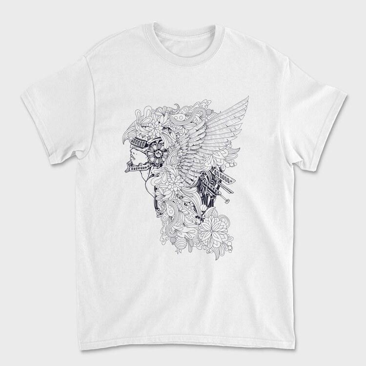 Warrior Wings, Tricou Barbati (Unisex)
