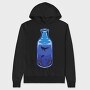Whale In A Bottle, Hanorac Oversize Barbati (Unisex)
