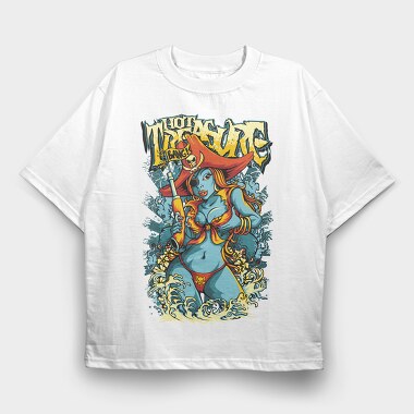 Whobitac Bang Pirate, Tricou Oversize Barbati (Unisex)