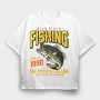Wild River Bass, Tricou Oversize Barbati (Unisex)