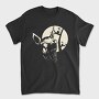 Wolf Howl Moon Cat, Tricou Barbati (Unisex)