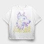 Wolf Howl Night Watch, Tricou Oversize Barbati (Unisex)