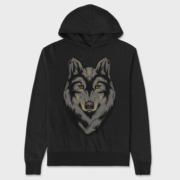 Wolfs Gaze, Hanorac Oversize Barbati (Unisex)